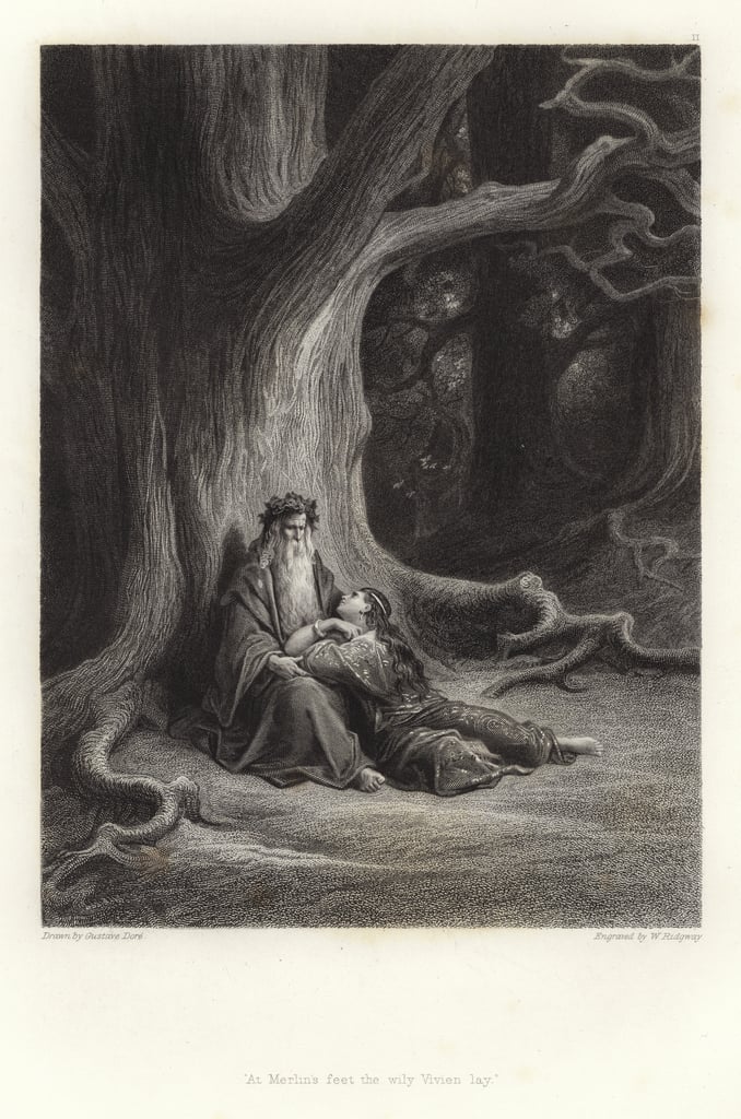 Illustration for Vivien by Alfred Tennyson by Gustave Dore
